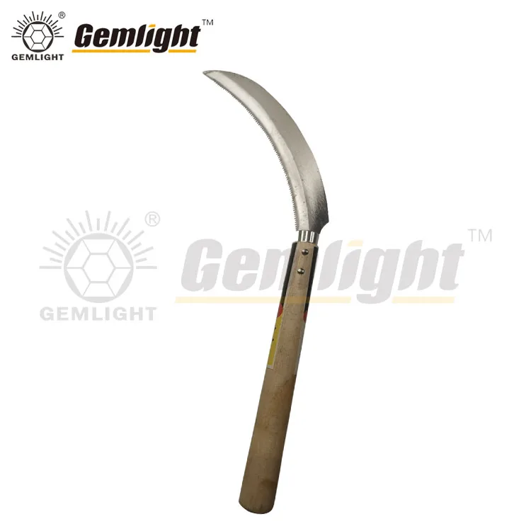 High Quality 14Inch Carbon Steel Hand Sickle Grass Farm Tool S202
