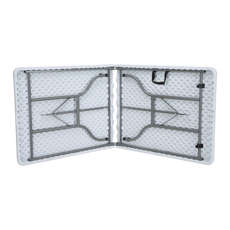 4 6 8 12 chairs children plastic foldable fold aluminum dining table set  with foldable chair party