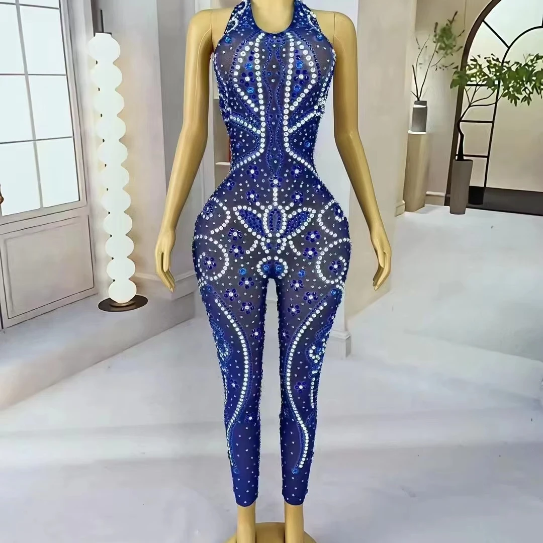 Handmade Customizable Evening Party Dresses Women Beautiful Transparent Mesh Crystal Dress Yellow Rhinestones Feather Chiffon