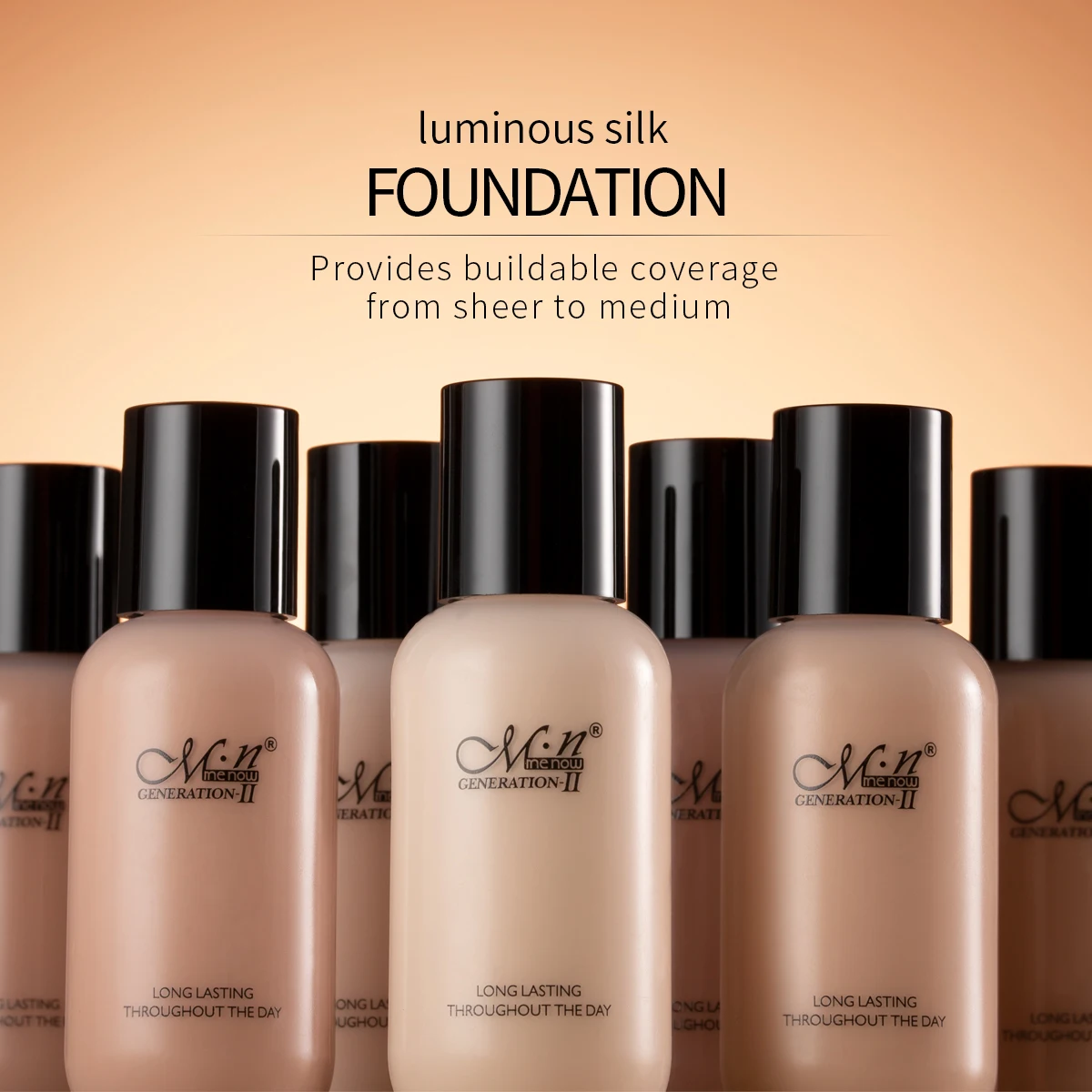 MENOW make up foundation and powder waterproof foundation private label