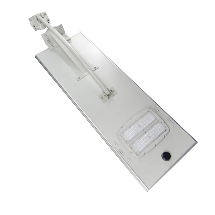 80W Solar Powered Outdoor Street Light IP65 Certified LED Lamp with Aluminum Body Available Cool White Pure White Warm White
