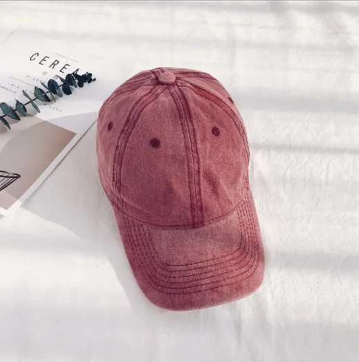 Factory price embroidery design New Dad Hat  Hair Day Cap Women Men Hat Washed Baseball Cap