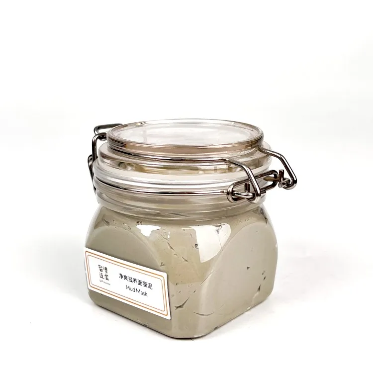 Private Label Organic Green Tea Cleansing Portable Facial Mud Mask  Skin Care Face Clay Mask