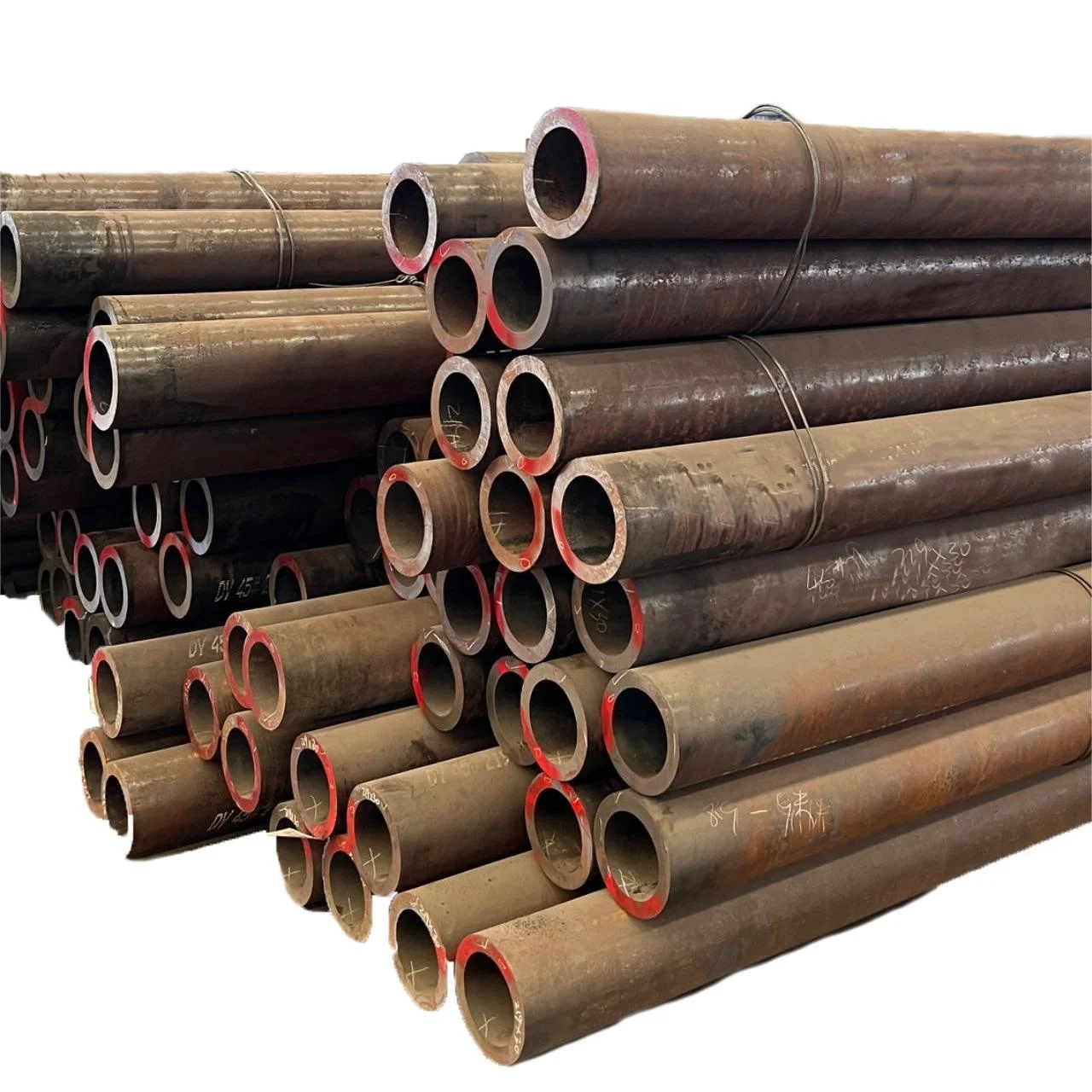 High Precision St52, St35, St42, St45 LSAW ERW Ms CS Line Welded Seamless Carbon Steel Pipe