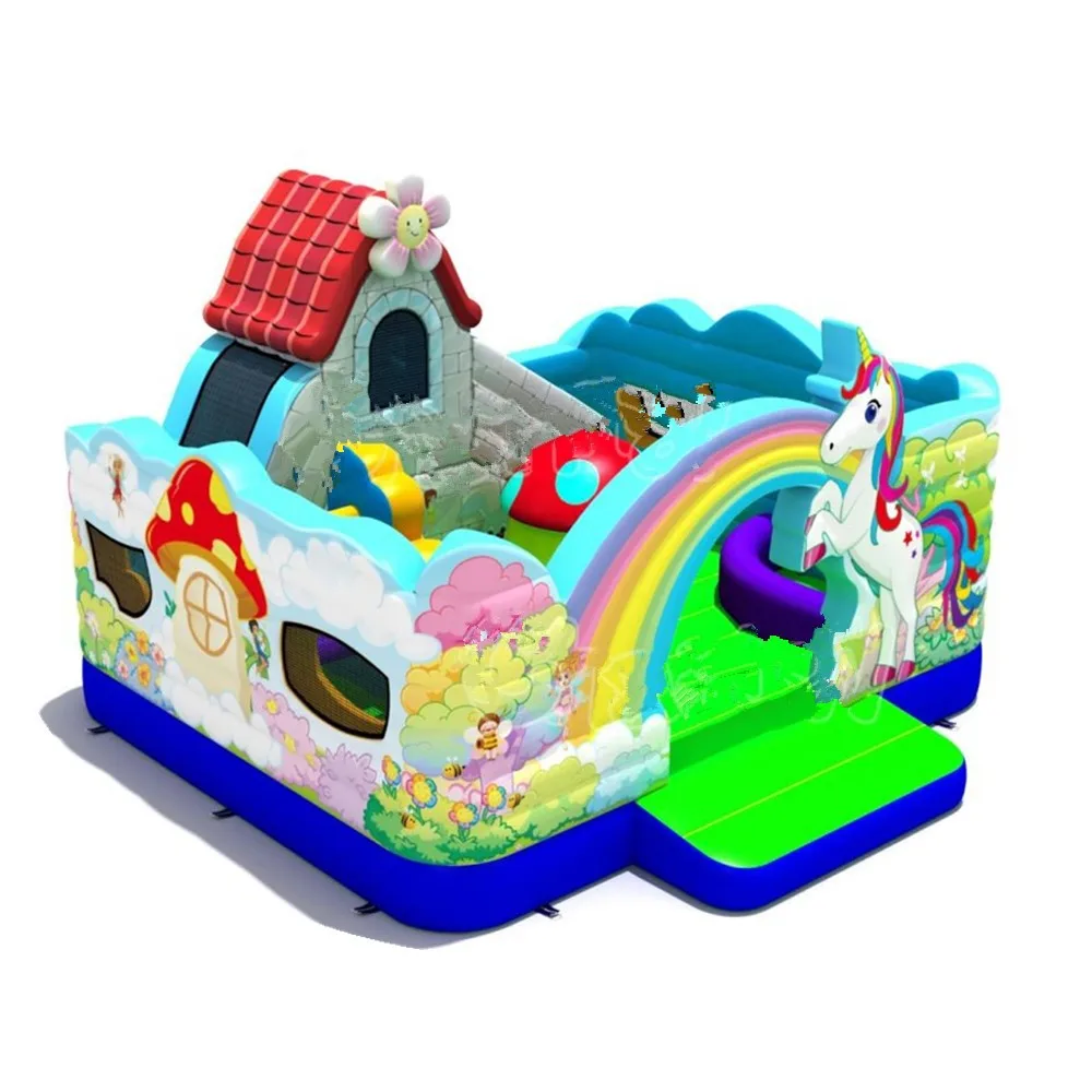 2024Inflatable Slide Bouncer Inflatable Trampoline Inflatable Castles Waterproof Accessories Customized PVC Outdoor high quality