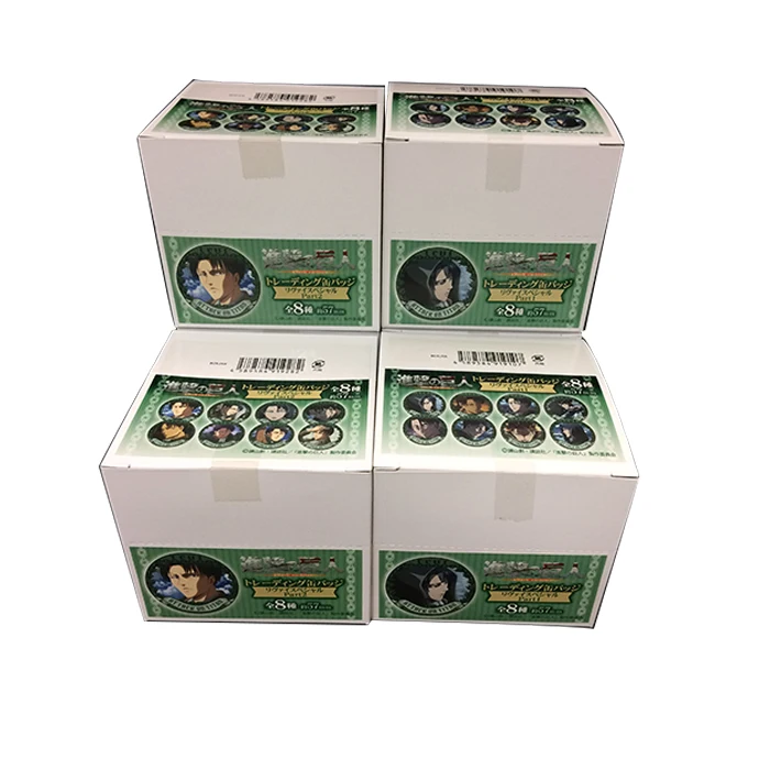 Japanese made anime collaborating pin chest metal button badge