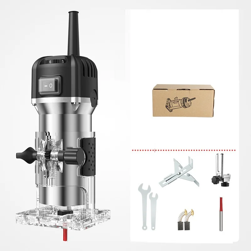 factory Outlet electric wood trimmer Portable hand engraving machine electrical tools trimming machine wood routers