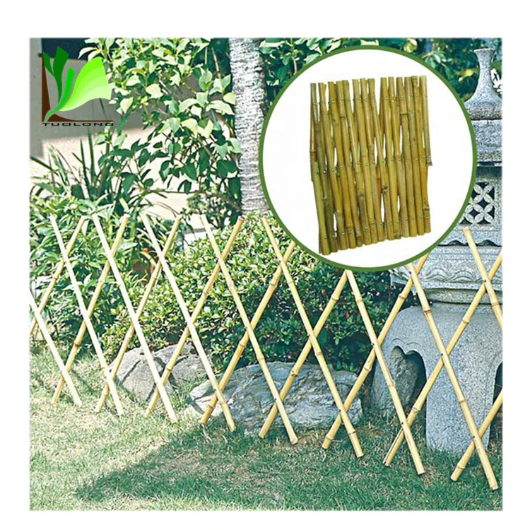 Natural Bamboo Folding Fence for Garden Decoration