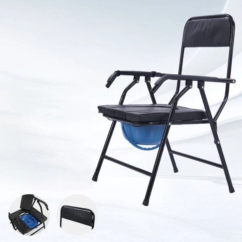 Professional Manufacturer Bathroom Commode Chair Lift Transfer Wheelchair Plastic Commode Chair With Wheels