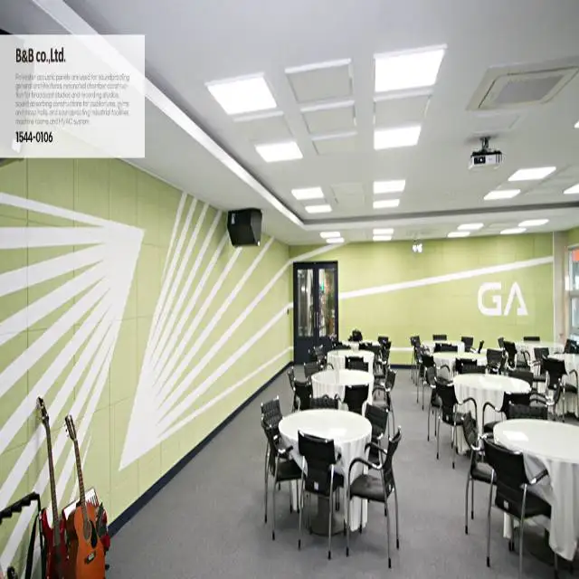 interior decor soundproof  indoor decor panels korean Art board design eco friendly panels sound absorber acoustic panels