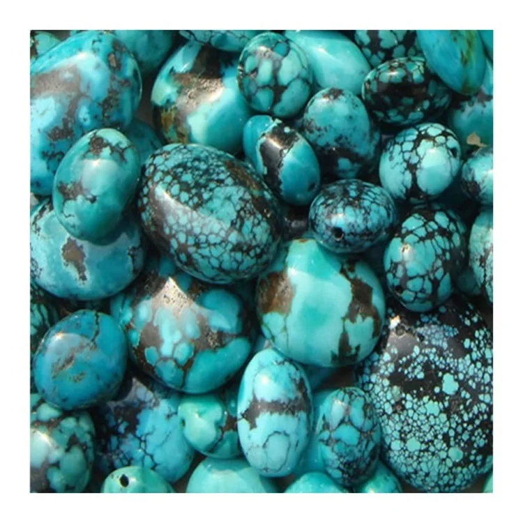 Natural Turquoise Oval Beads Wholesale Beads turquoise jewelry