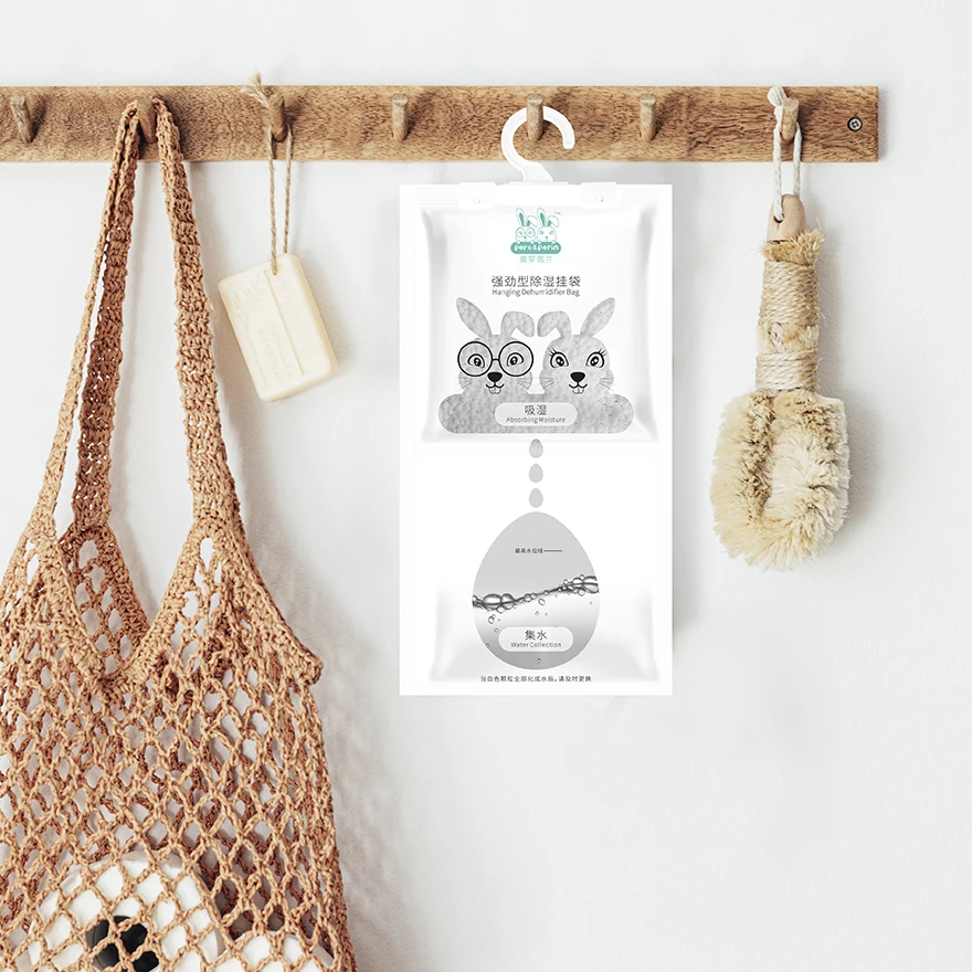 500ml Hanging Moisture Absorber Dehumidifier Bag Humidity Control Sachet for Closet