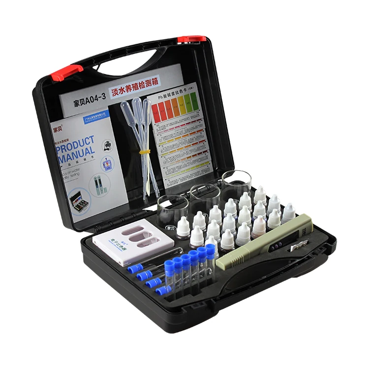 Aquaculture kit Freshwater grass carp loach eel water quality testing kit PH ammonia nitrogen dissolved oxygen