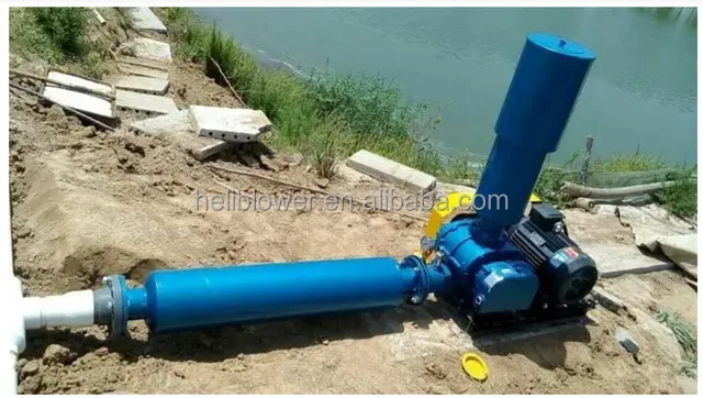 High quality diesel electric roots type blower for shrimp crab fish aquaculture