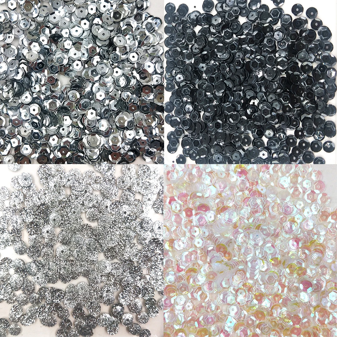 Mix Sizes/Shapes Flake Cup Confetti Sewing Craft Loose Sequins Paillettes Wholesale Christmas Glitter for Festival Decoration