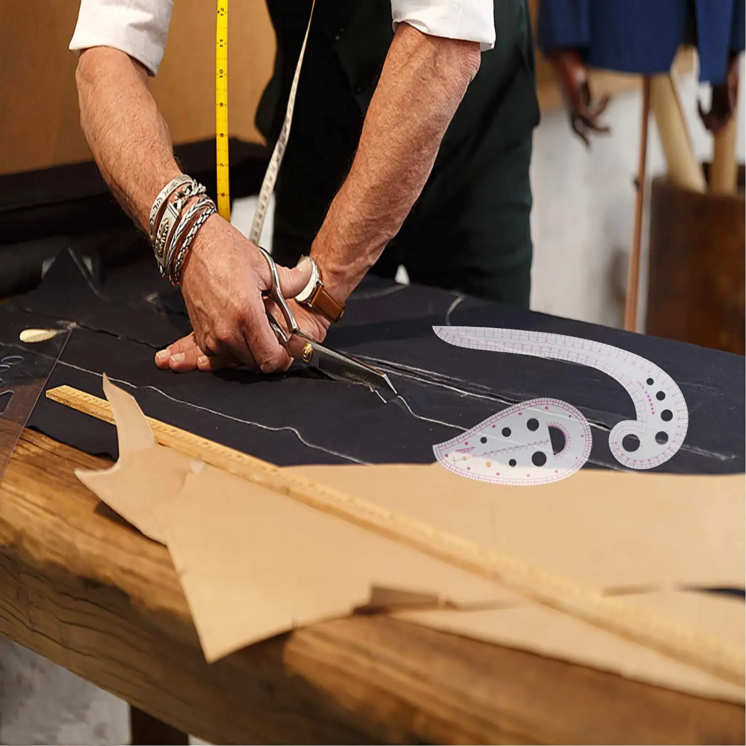 sewing ruler set plastic ruler for cloth cutting drawing tailor Sewing French Curve Ruler