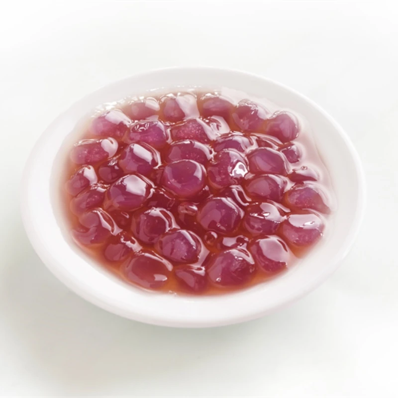 Taiwanese Exporter Wholesale Raw Taro Flavor Tapioca Boba Pearl Tea Topping 9.5mm For Sale