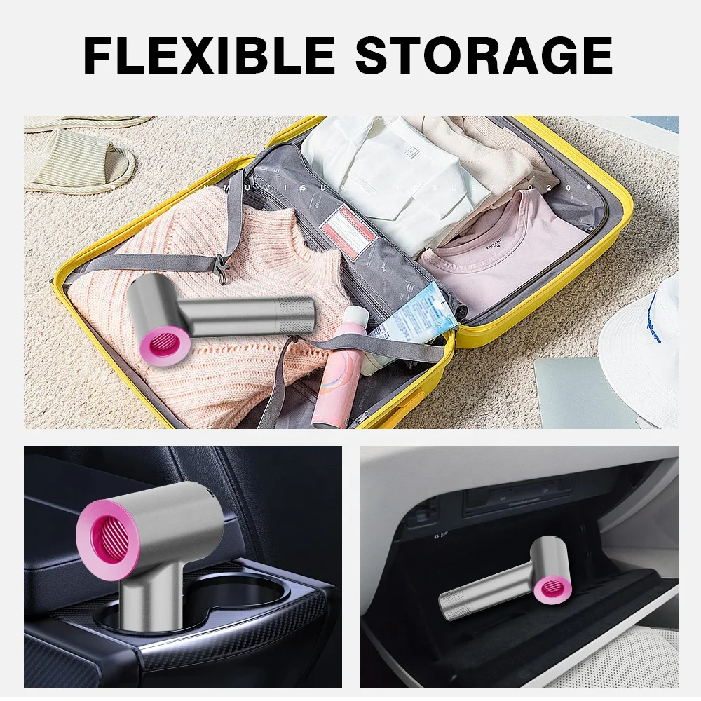 Handheld Car Vacuum Cleaner Wireless High Power Air Blower Strong Suction Blowing Dual Purpose Mini Household Vacuum Cleaner