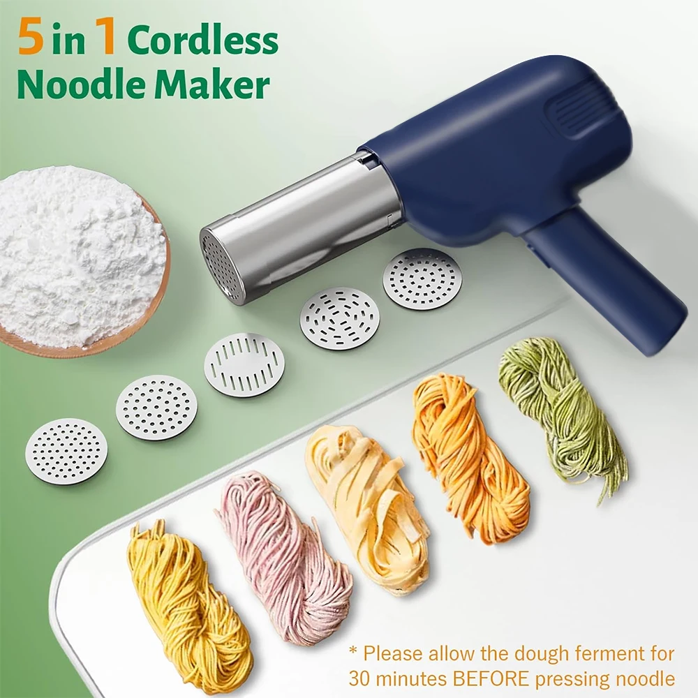 Household noodle pressing machine small electric portable charging hand-held noodle pressing gun