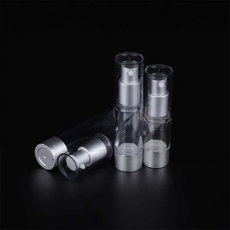Vacuum Pump Skin Care Packaging Container Plastic Airless Lotion Bottle With Various Small Volume Cosmetic Airless Bottle