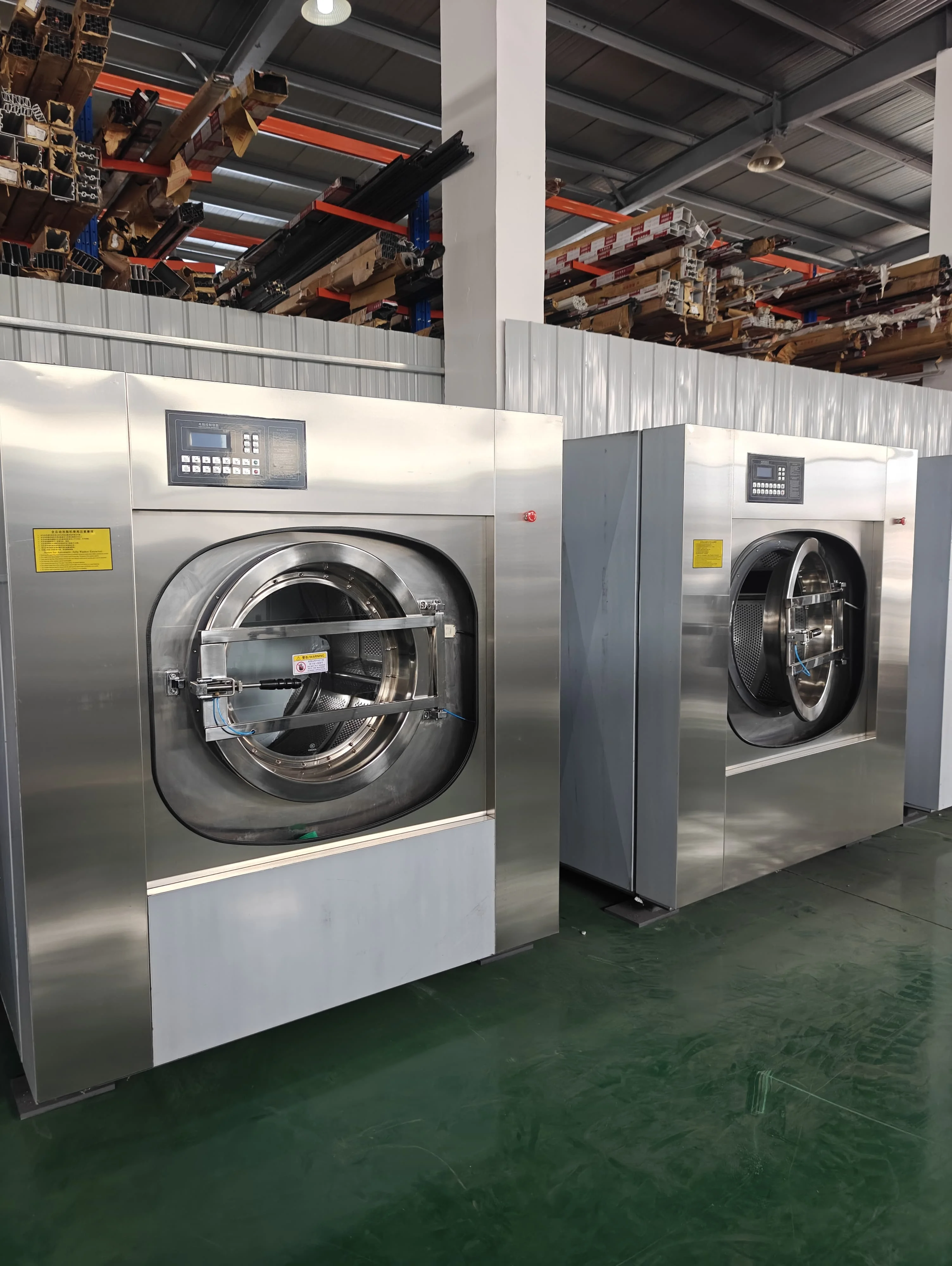 100kg Electric Heating Industrial Washing Machine New Condition Carpet Fabric Cleaning Equipment Motor Engine Textile Core