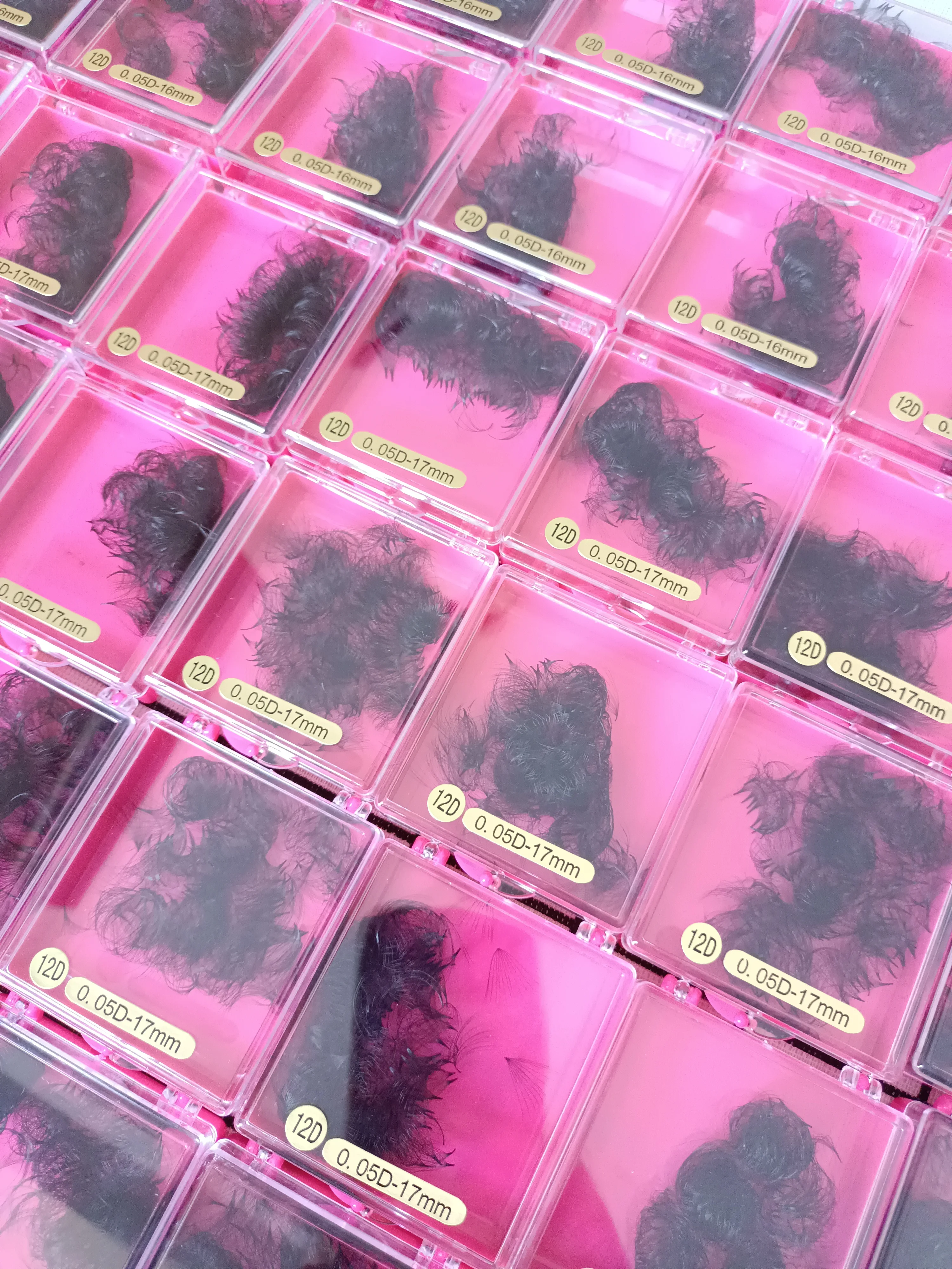 Stock Handmade Loose Promade Fans Pointy Base Stem Premade 120 300 500 1000 loose russian 5d volume lashes