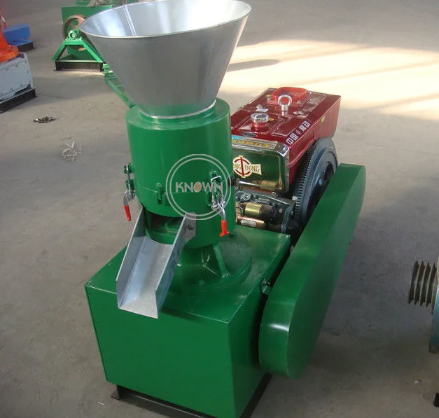  15HP Roller Rotating Type Wood Pellet Machine 100-150kg/h Biomass Mill Woodwork Machinery For