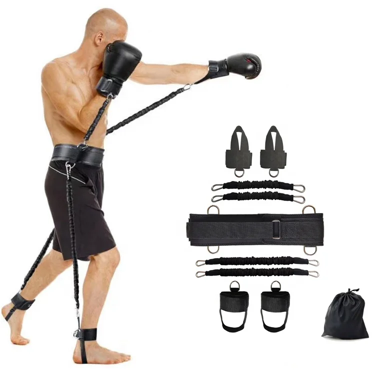 Resistance Pull Rope Exercises Fitness Set Leg Waist Bouncing for Gymarts vertical jump training  boxing training set