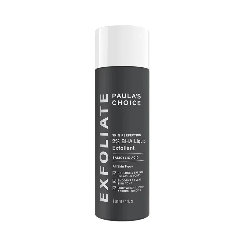 Paulas Choice skin perfecting 2% bha liquid salic acid anti-acne to improve blackheads closed acne muscle pores essence