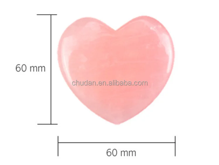 Rose Pink Quartz heart shape jade guasha Promotional Skincare handmade healing stone Gua Sha Facial Massage Beauty Guasha