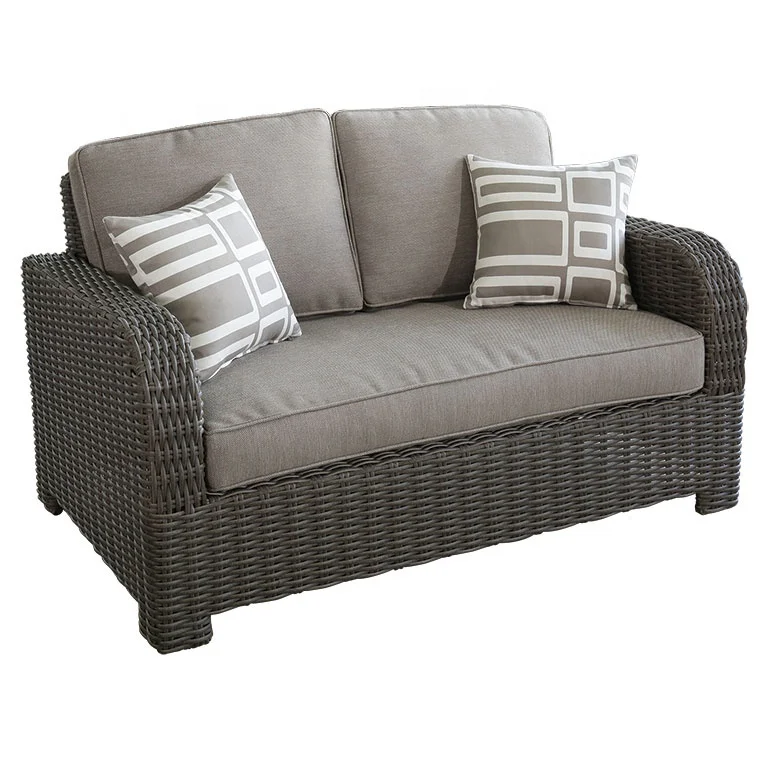 
Waterproof Luxury Rattan Outdoor Furniture Durable Lounge Living Room Sofa Set 