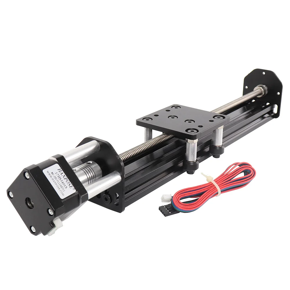 HanBuild  HPV4 Mini V linear actuator Linear module with 42 motor 17HS3401S  for mini cnc 3D printer NEMA17  stepper motor