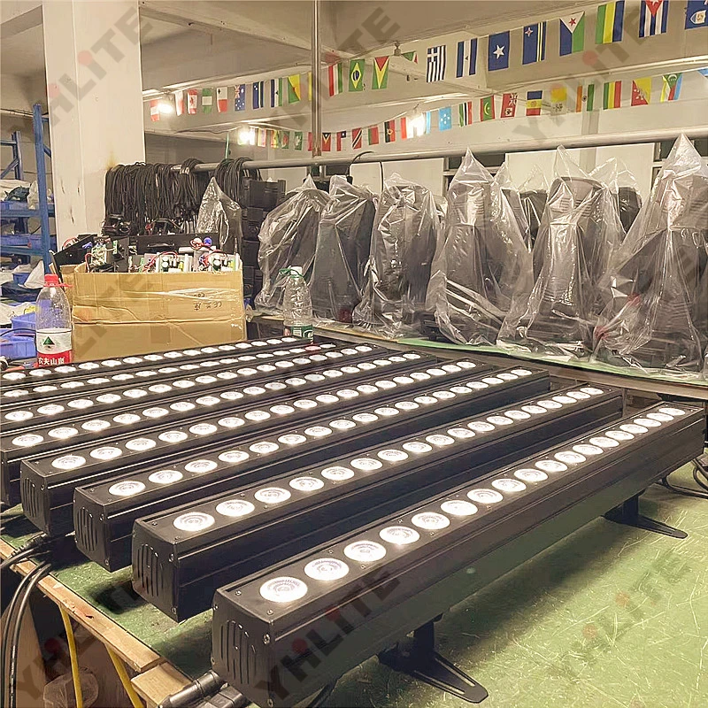 dj lighting 18pcs effect dot pixel bar led wall washer indoor light dmx wash led RGBW 4in1 wall washer 18*12w