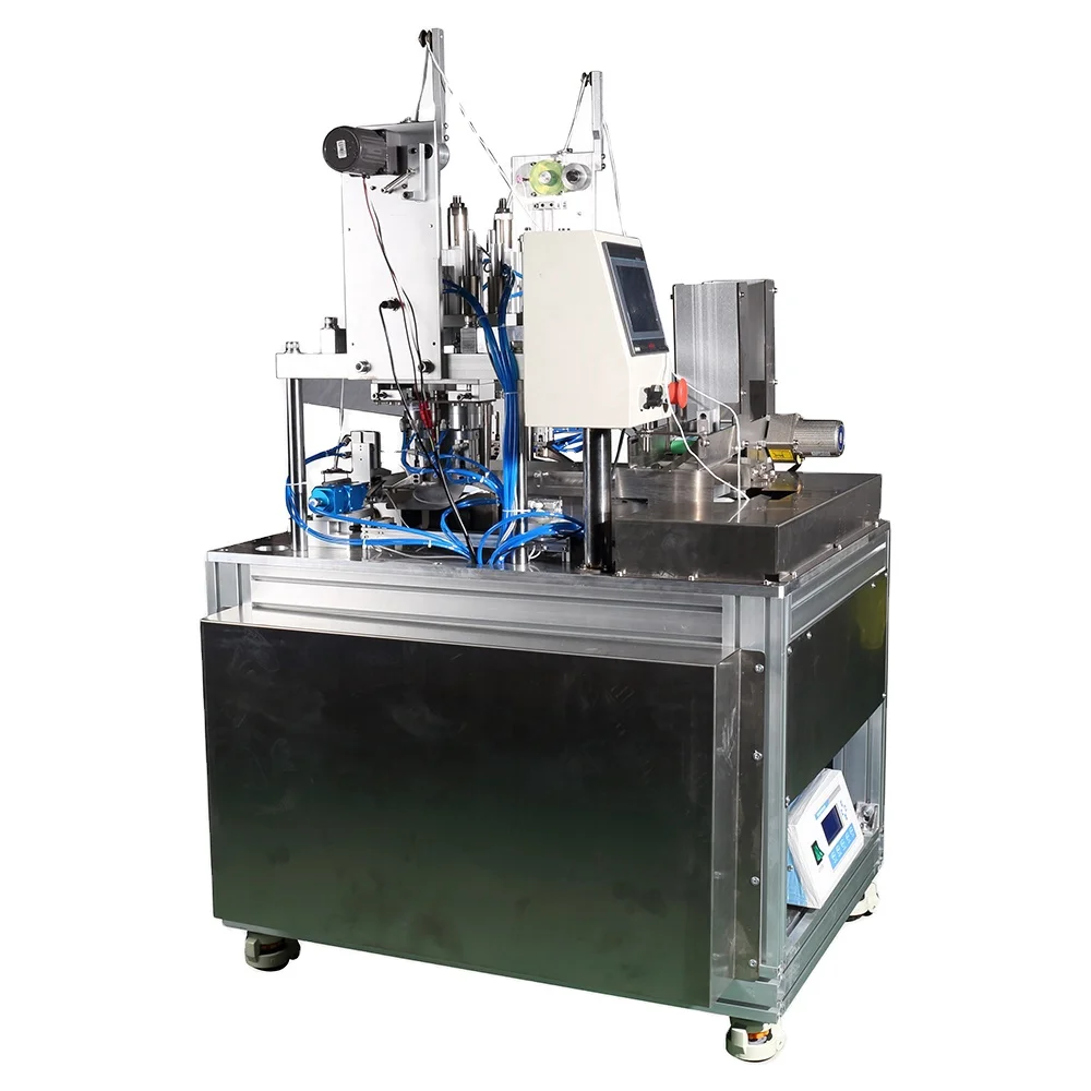 2022 the best selling Mini full automatic medical flat mask ear loop welding machine synchronous welding