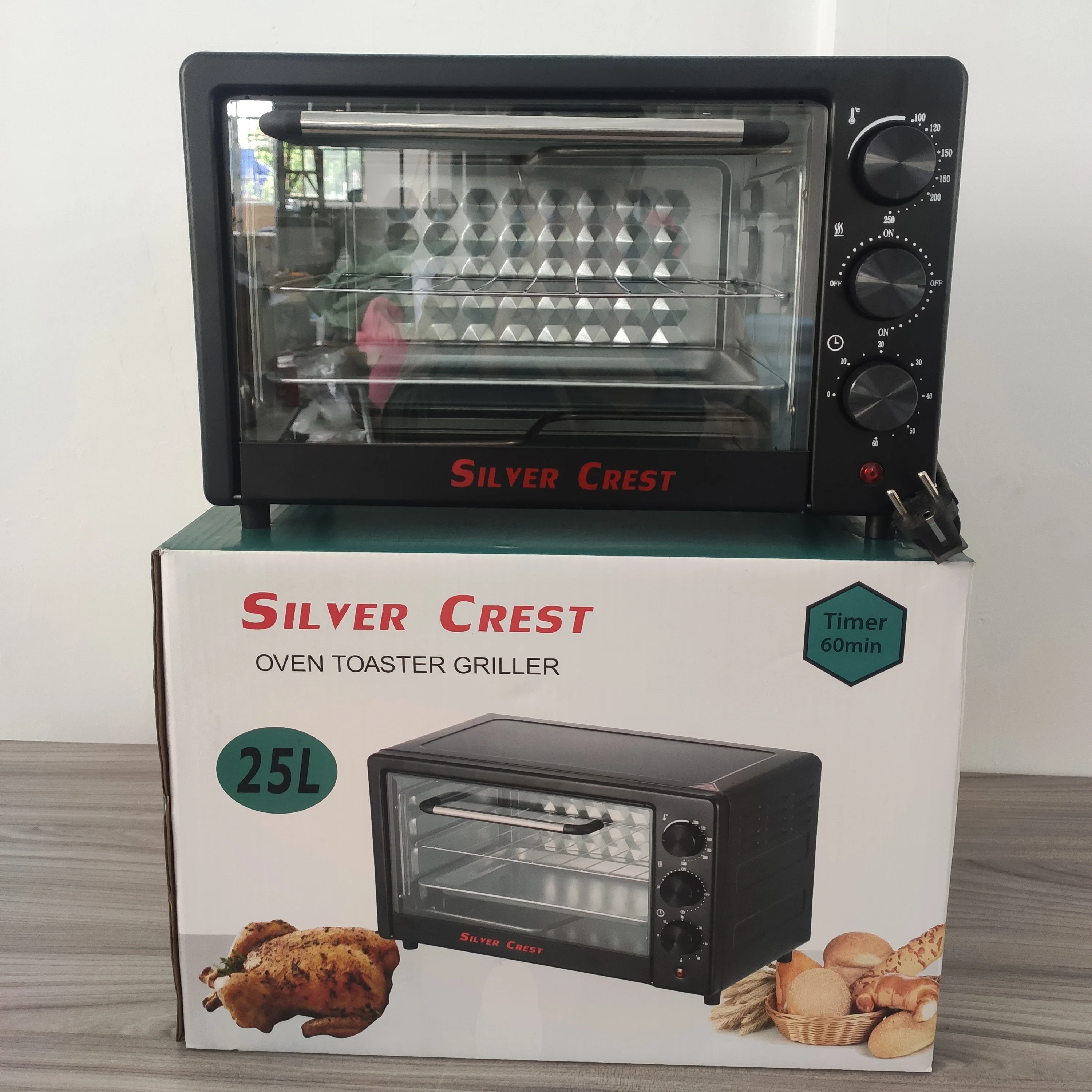 Kitchen Appliances Portable Large Size Digital Convection Bread Home Bakery Electric Cooker Baking Pizza Electric Mini Oven