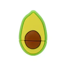 Cartoon Avocado USB Flash Drive 2.0 1GB 2GB 4GB 8GB PVC Pen Drive 3.0 Pear Fruit 64gb 32gb 16gb  Usb Memory Stick