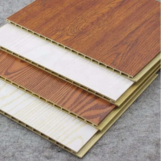 2021 new decoration material wpc pvc plastic wall cladding hotel