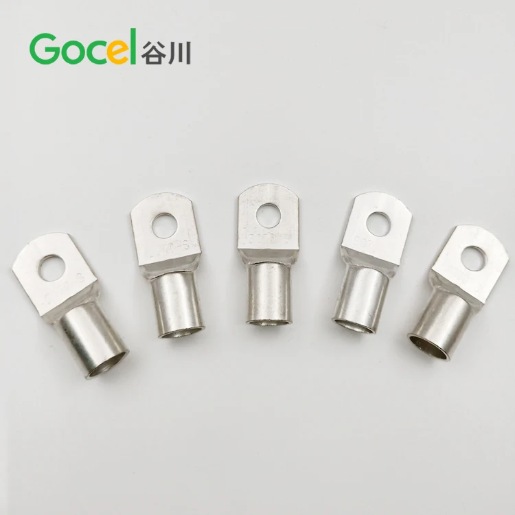 SC70-8 Copper Tin plated Cable lugs  wire connectors  non insulated cable lugs