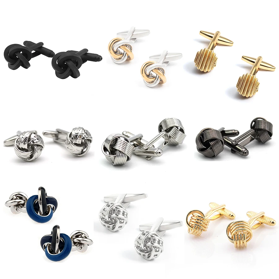 Hot selling Classic knot cufflinks for men