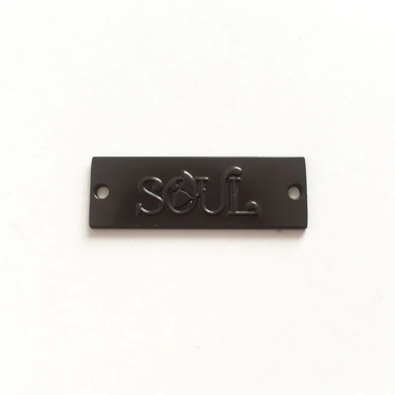 FREE SAMPLE Custom Metal Labels Brand Logo for Clothes Tags Patches High Quality Metal Labels And Tags