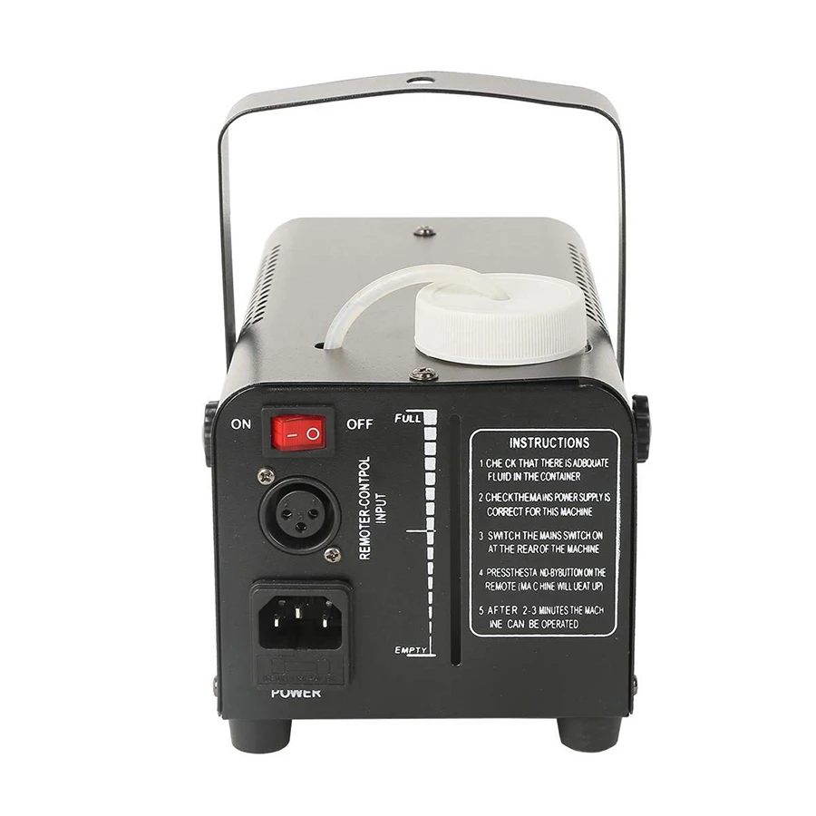 VALAVA 500W LED Professional Mini Smoke Machine 500W Fog Machine With RGB Light for Stage Party Bar Wedding Disco DJ