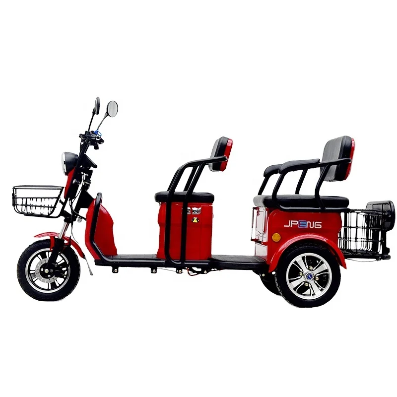JINPENG XD EEC COC environmental friendly legal on Road Three Wheel Electric Rickshaw for Sale