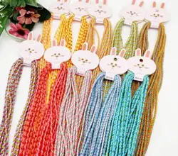 factory price selling  Kids color pearl bow children braided hair  Hair