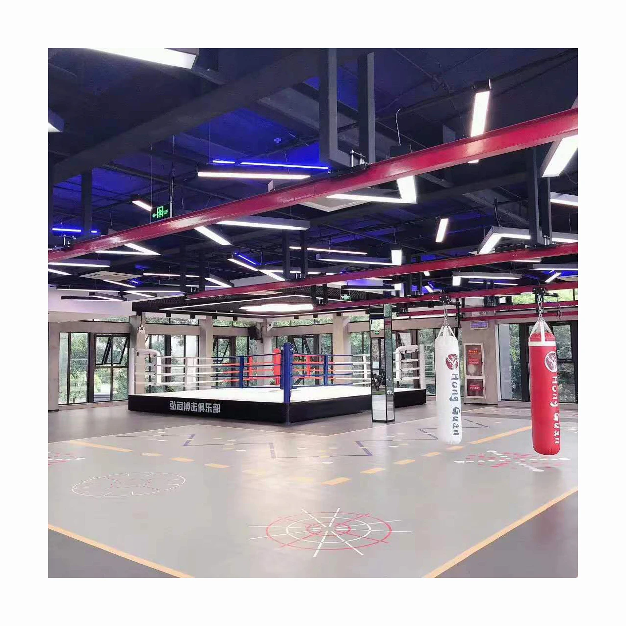 Factory Wholesale Home Gym Multi boxing ring Station Muay Thai Boxing Club Solution Gym Design