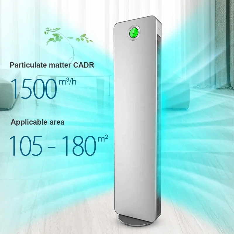 Промышленный очиститель воздуха генератор озона 180 м2 коммерческий офисный класс h13 hepa очиститель воздуха производитель в Китае