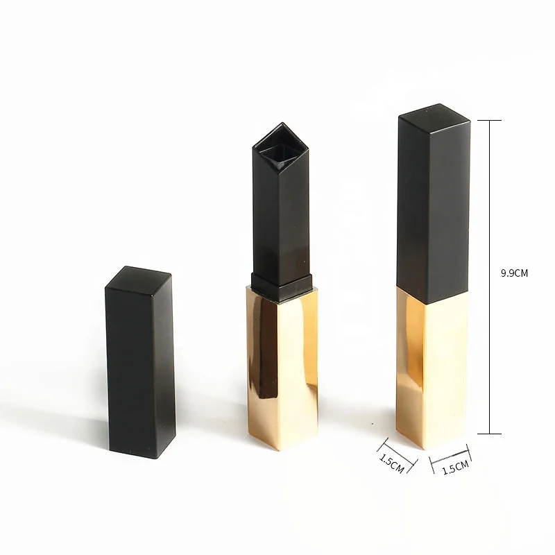 P-Lan Stock Wholesale Eco Friendly Plastic Cosmetics Tube New Slim 11.1mm Lipstick Tube Custom Logo