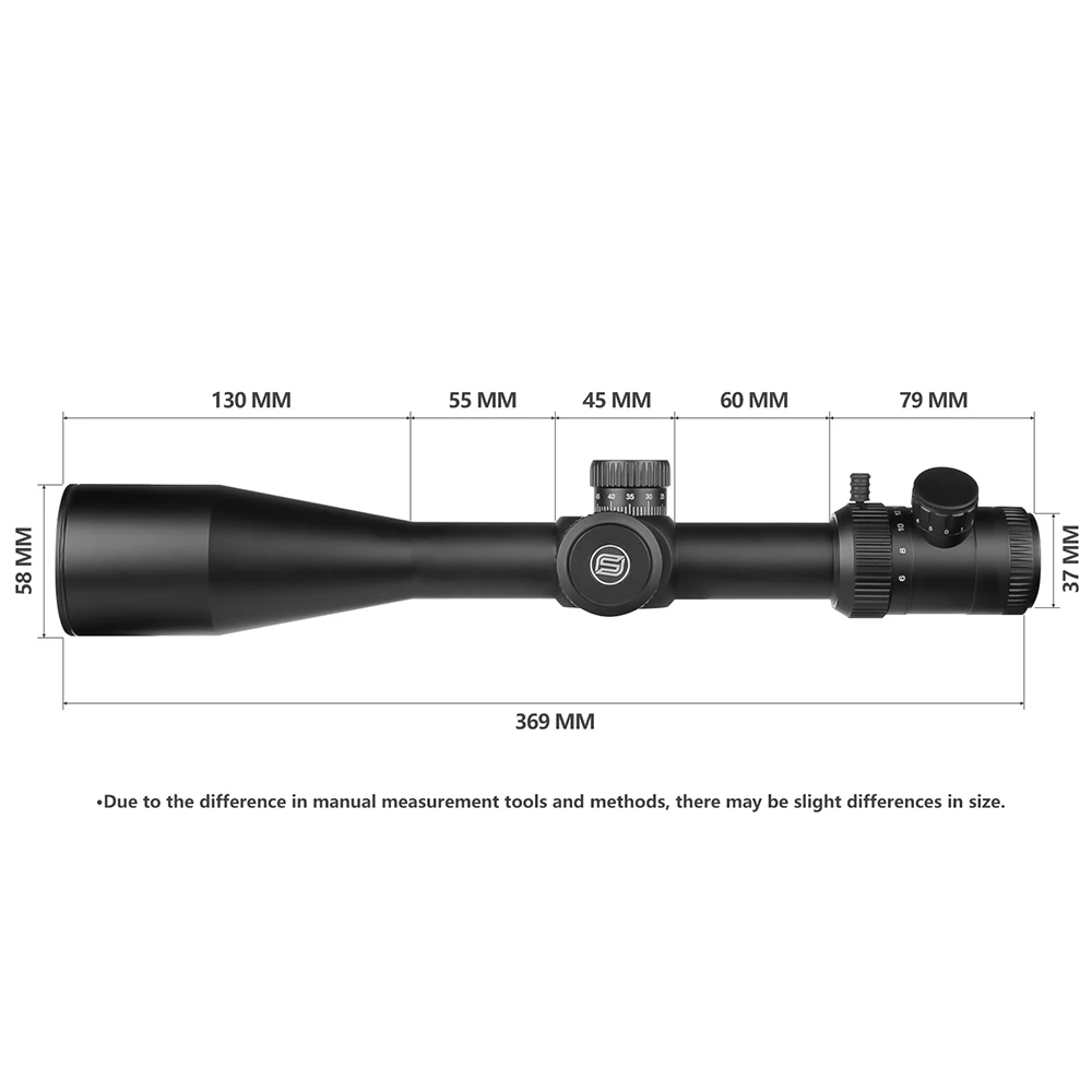 Spina Optics HD 6-24x50 SFP Optical Sight Red and Green Lighting Hunting Tactics Telescopic Sight