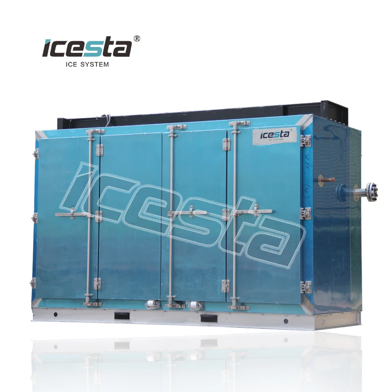 ICESTA Low temp Condensing unit Contact plate Freezer for fish