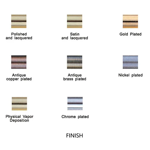 Chinese supplier new design architectural hardware brushed brass copper interior gold indoor house door handle lever with lock