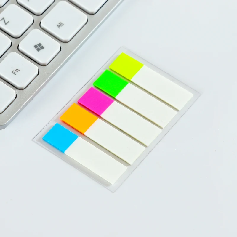 Colorful Note Pad Removable Memo Sticky Notes With Ruler